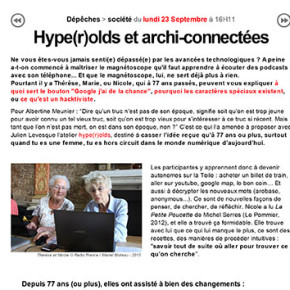 Hype(r)olds et archi-connectées