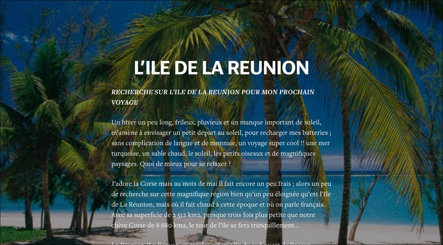 Article de Françoise T